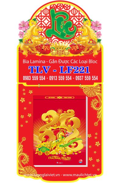 Lịch bloc laminate Lộc An Khang