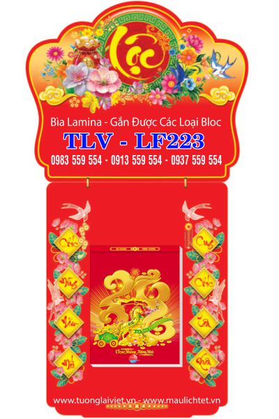 Lịch bloc laminate Lộc Vàng