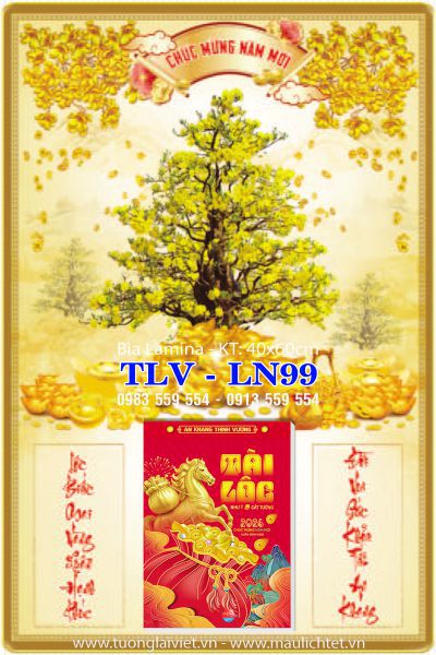 Lịch gỗ laminate Mai Xuân